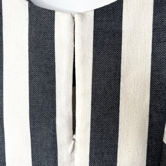 Milly Maya Navy Stripe Dress, 4 - Picture 5 of 8